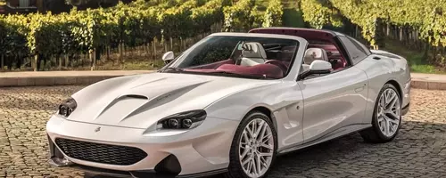 Touring Superleggera Debuts Veloce12 Aperta, a Targa-Top Masterpiece
