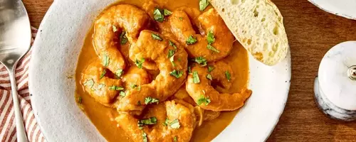 Elevated Shrimp and Chorizo Skillet with Velvety Sauce