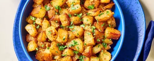 Egyptian Warm Potato Salad with Aromatic Dressing