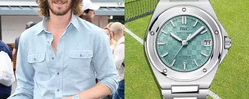 Andrew Garfield's Wimbledon Style: A Blue-Toned IWC Ingenieur Steals the Show