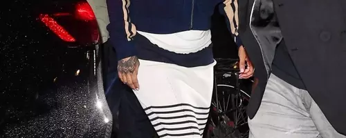Rihanna's Bold Striped Ensemble Takes Center Stage in New York City