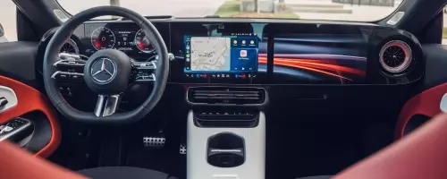 A Glimpse Inside the 2026 Mercedes-Benz CLA250+ Interior