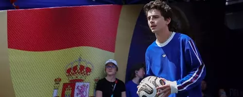 Timothée Chalamet Champions Adidas Samba's Return at World Cup Final