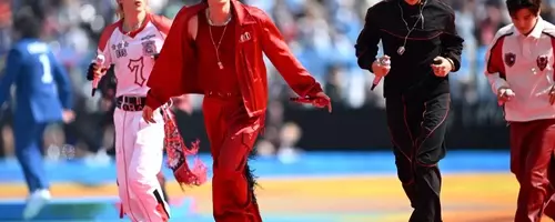 Independent London Designers Shine at World Cup Halftime Show, Dressing BTS Members