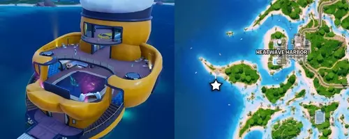 Locating the Duck Yacht Dance Floor in Fortnite Chapter 7 Season 3