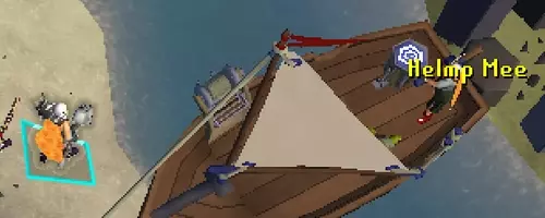 Old School RuneScape Players' Boats Get Stuck in Narrow River