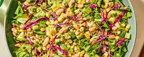 Refresh Your Plate: A Vibrant Cucumber, Corn, and White Bean Salad