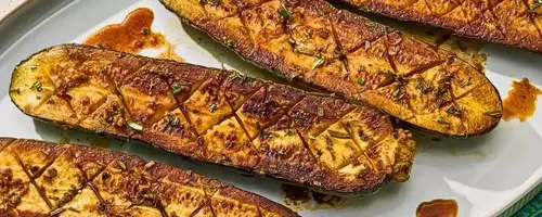 Delectable Balsamic Rosemary Melting Zucchini