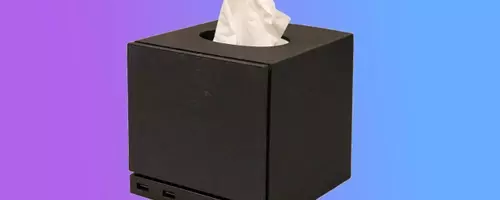 Steam Machine Design Inspires Unique Tissue Box