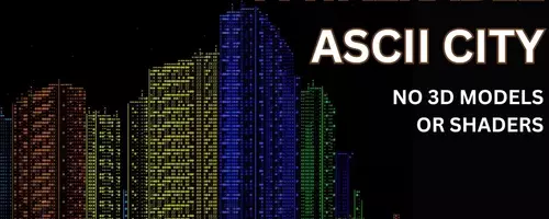 Solo Developer Crafts Walkable ASCII Cyberpunk City in HTML