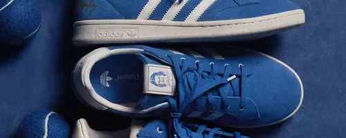 Adidas Revives Billie Jean King's Iconic Blue Suede Tennis Shoes