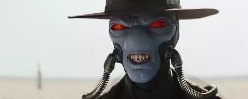 Cad Bane Card Suspended from Star Wars: Unlimited Premier Play
