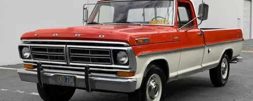 Rare 1972 Ford F-250 Sport Custom Camper Special Goes Up for Auction