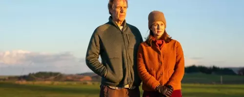 “Onwards and Sideways” Trailer: Laura Linney and Rhys Ifans Are a Duo Diagnosed With Parkinson’s