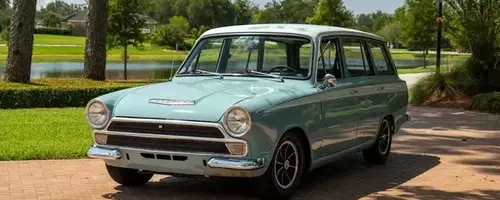 A Rare 1967 Ford Cortina Estate with Lotus Performance Heads to Auction