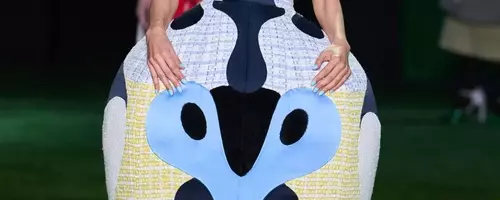 Painter Amy Sherald's Immersive Experience at Thom Browne's Spring 2027 Fashion Show