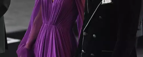 Royals Attend 'Digger' Premiere, Princess Kate Dazzles in Purple