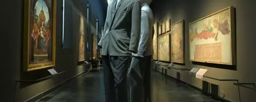 Sam Claflin Wore Richard Gere's Original 'American Gigolo' Suit on the Runway